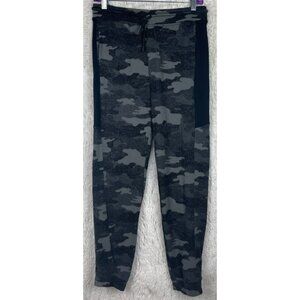 Runway Boys 16 Black Gray Camouflage Jogger Pants Drawstring Front Pockets